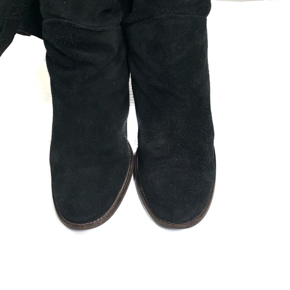Free People Slouchy Suede Heeled Boots - Picture 5 of 9